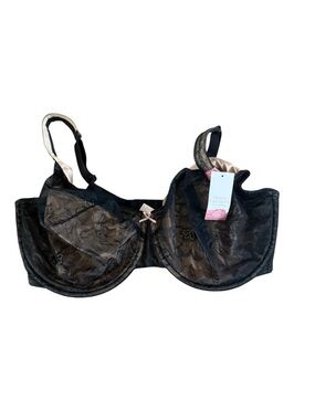 Cacique Black Lace Underwire Support Bra